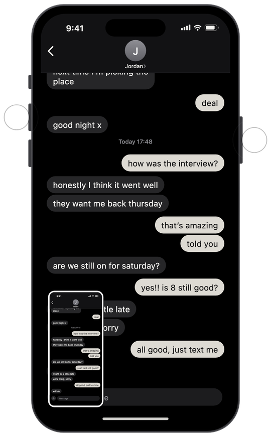 Press the side button and volume up together to take a screenshot